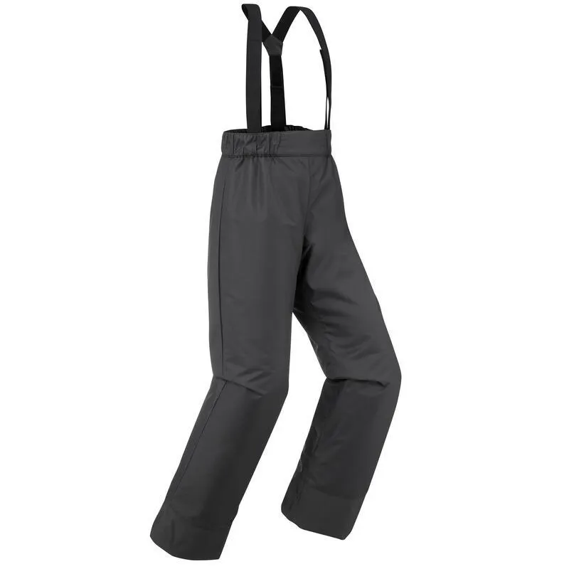 Pantalon impermeabil călduros schi pe pârtie 100 Gri Copii