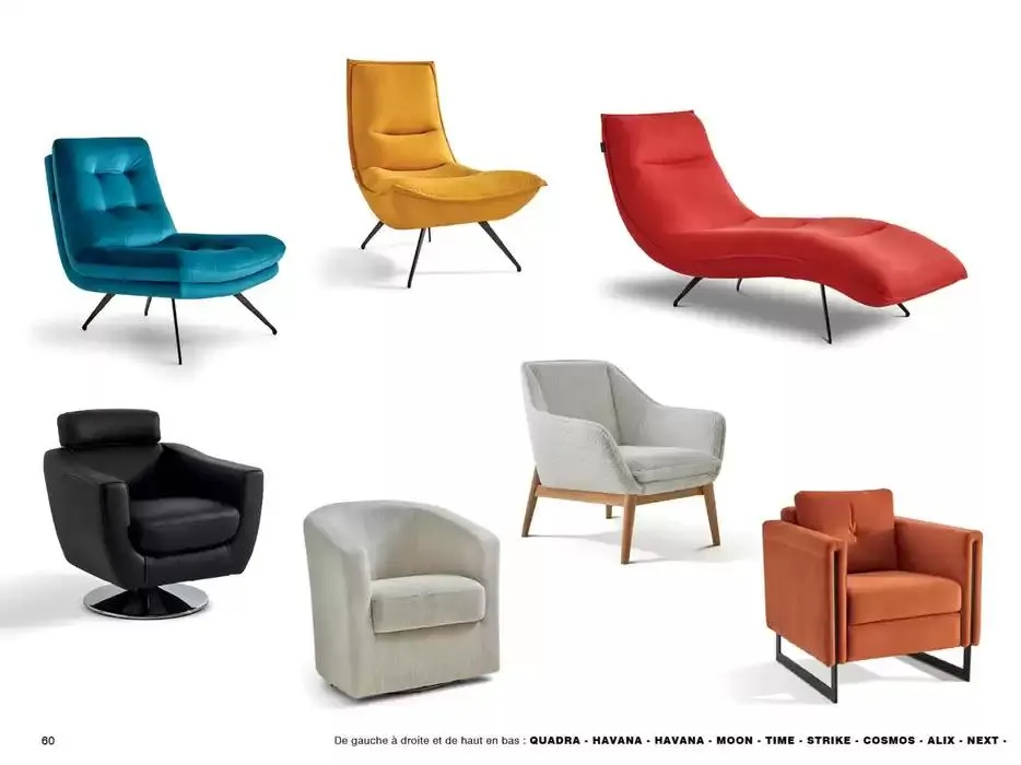 Catalogue Canapés et Fauteuils 2025  du 1 janvier au 31 décembre 2025 - Catalogue page 60