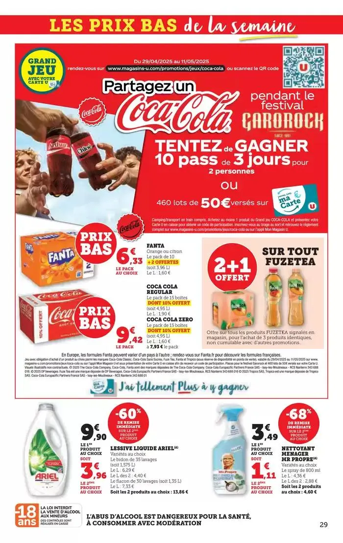 Catalogue Super U du 29 avril au 11 mai 2025 - Catalogue page 29