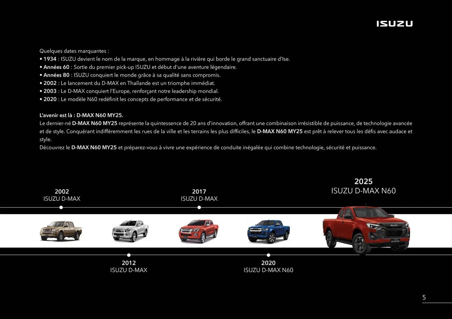 Catalogue Isuzu du 11 novembre au 31 janvier 2026 - Catalogue page 7