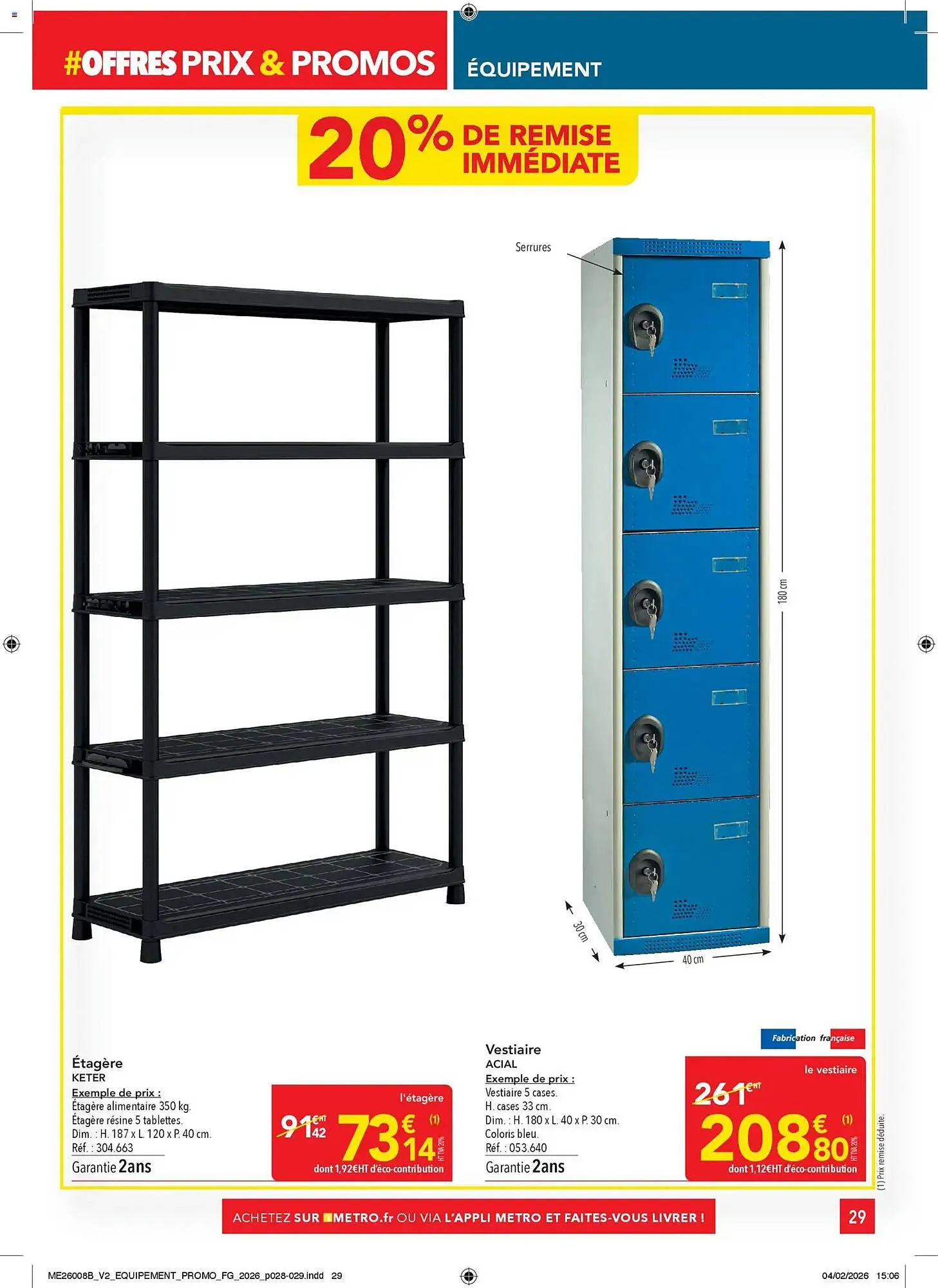 Catalogue METRO du 26 février au 25 mars 2026 - Catalogue page 29