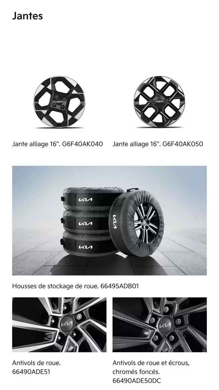 KIA Nouvelle Picanto - Accessoires du 26 septembre au 17 septembre 2025 - Catalogue page 11