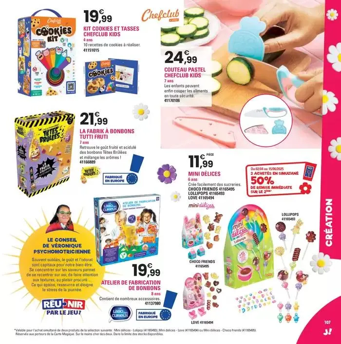 PRINTEMPS 2025 du 2 avril au 28 juin 2025 - Catalogue page 107