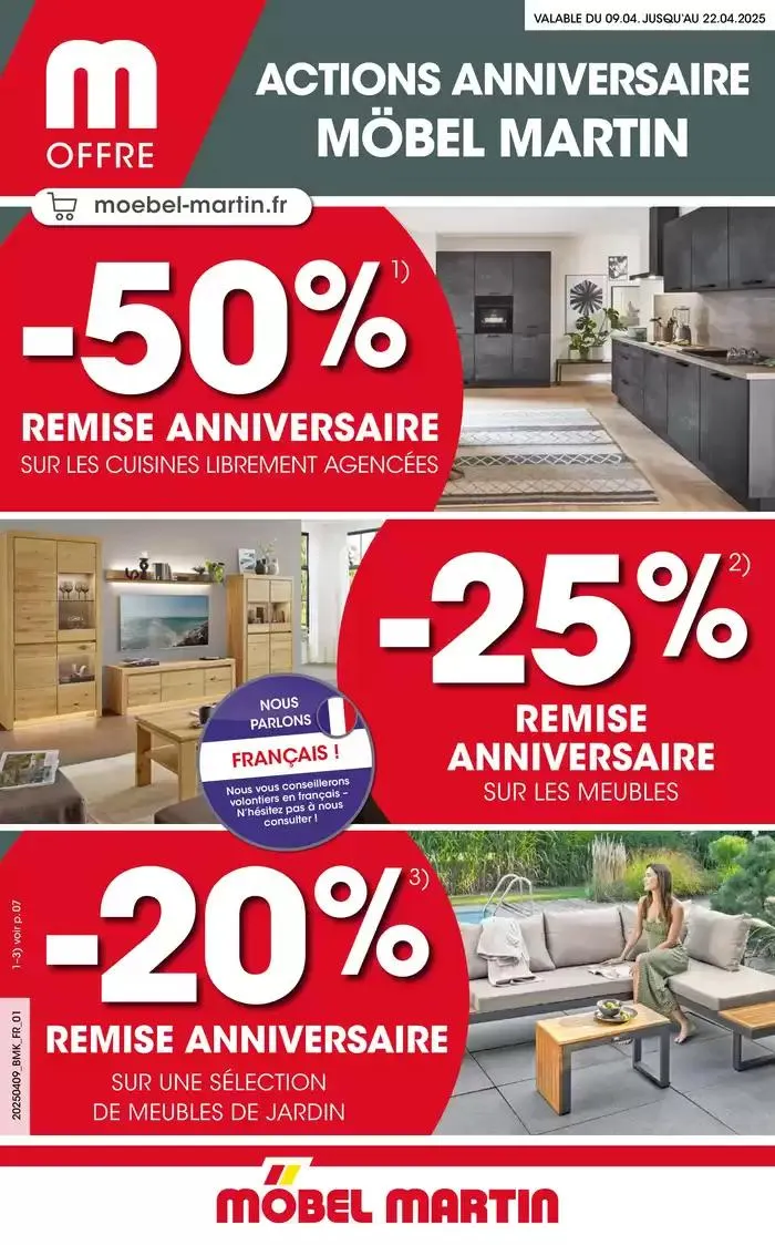  Actions anniversaire Möbel Martin - 1