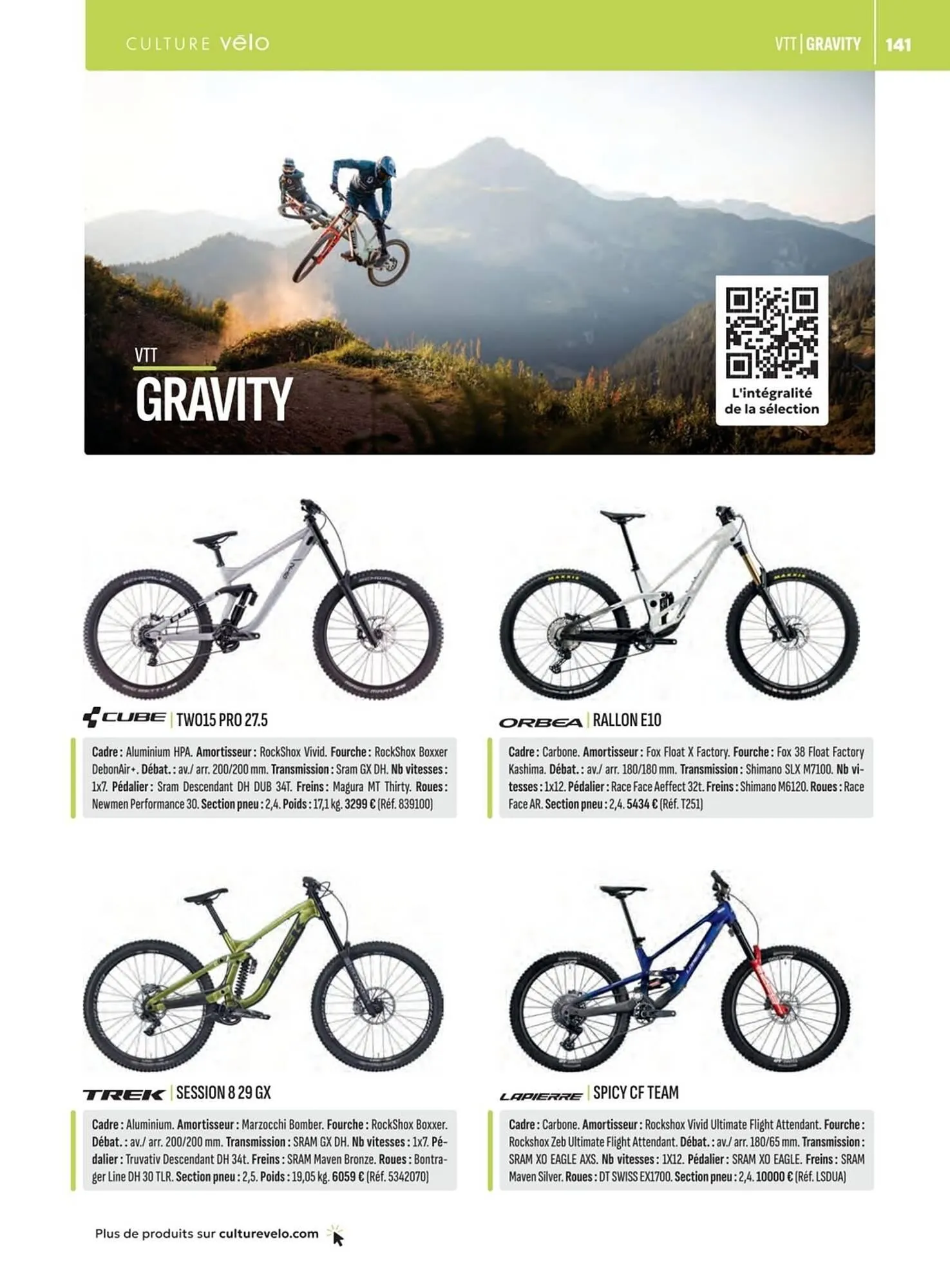 Catalogue Culture Vélo du 19 décembre au 31 décembre 2026 - Catalogue page 141