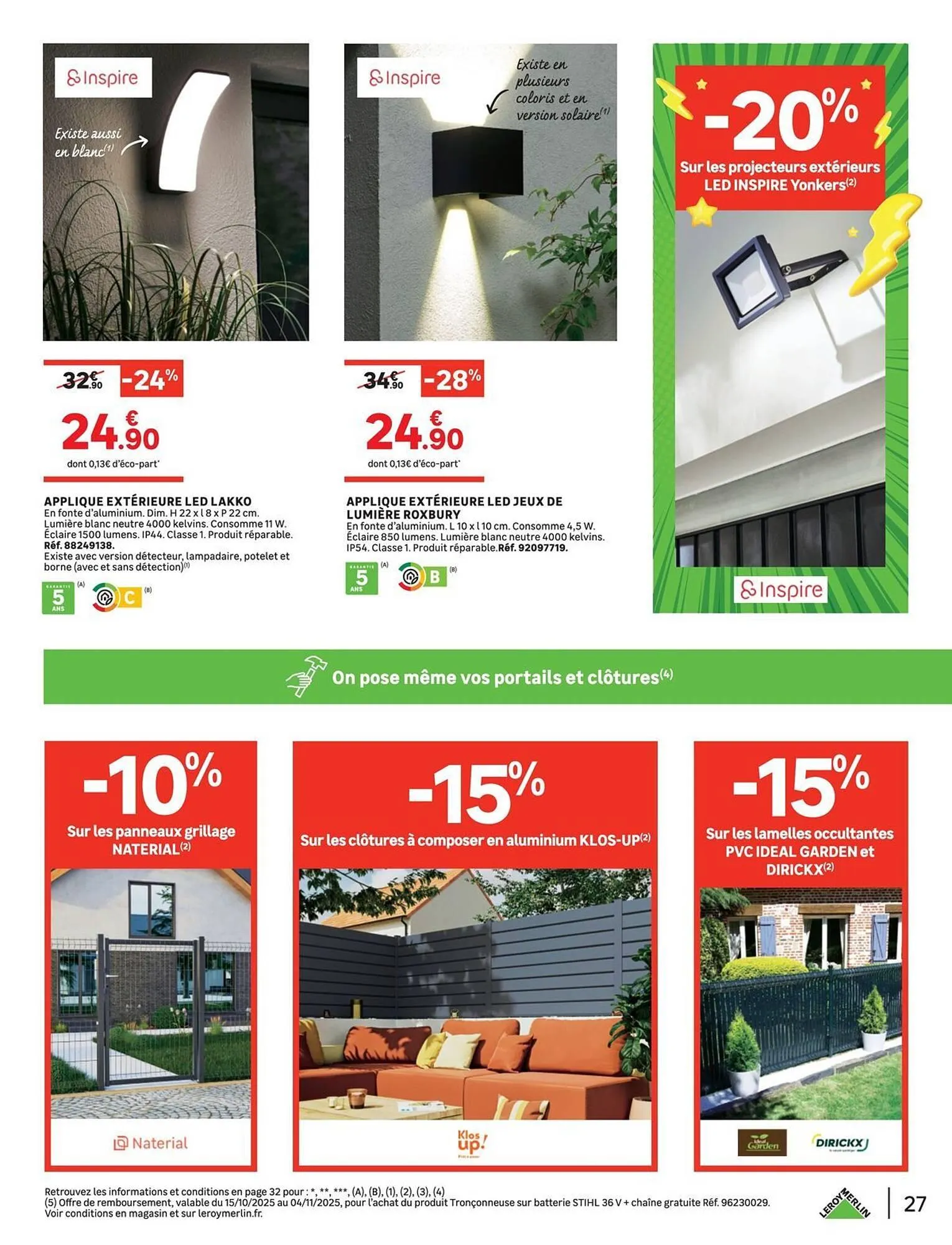 Catalogue Leroy Merlin du 15 octobre au 4 novembre 2025 - Catalogue page 20