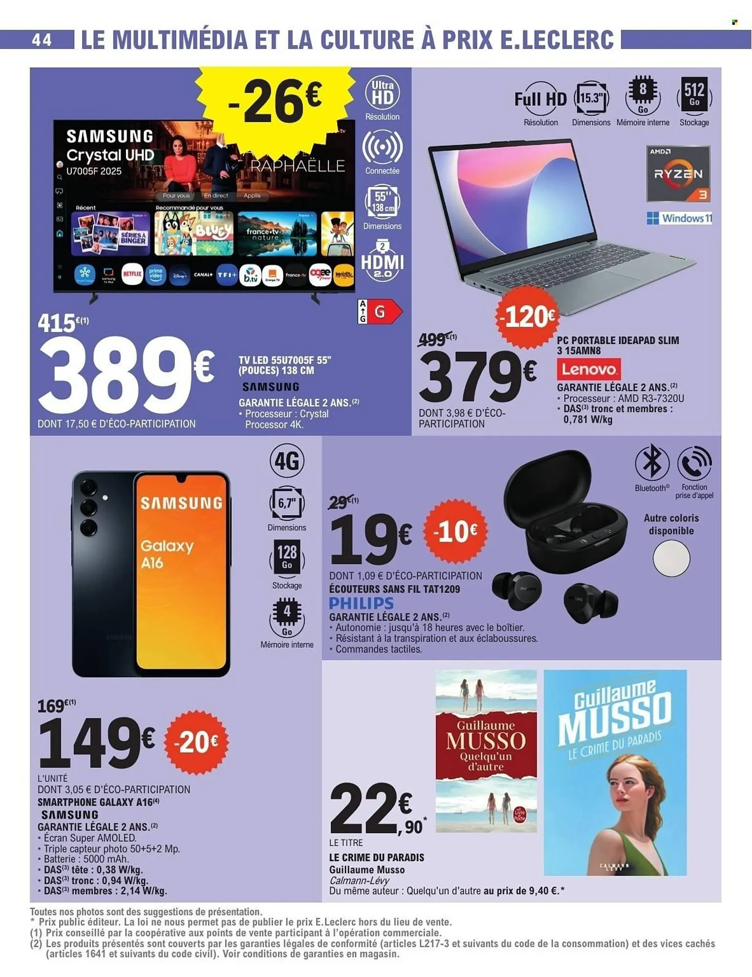 Catalogue E.Leclerc du 3 mars au 14 mars 2026 - Catalogue page 44