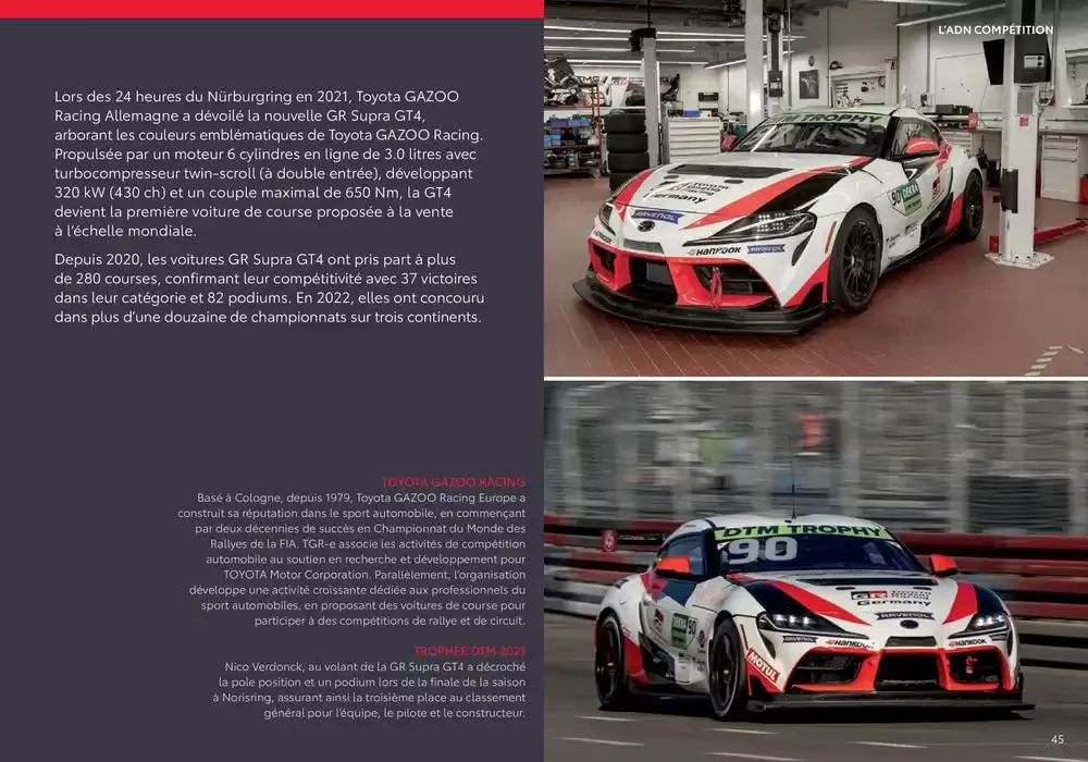 Toyota Supra du 9 avril au 9 avril 2026 - Catalogue page 45