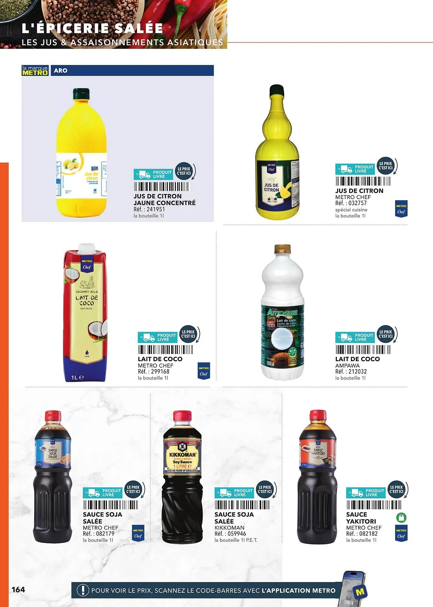 Catalogue METRO du 2 mars au 31 décembre 2025 - Catalogue page 164