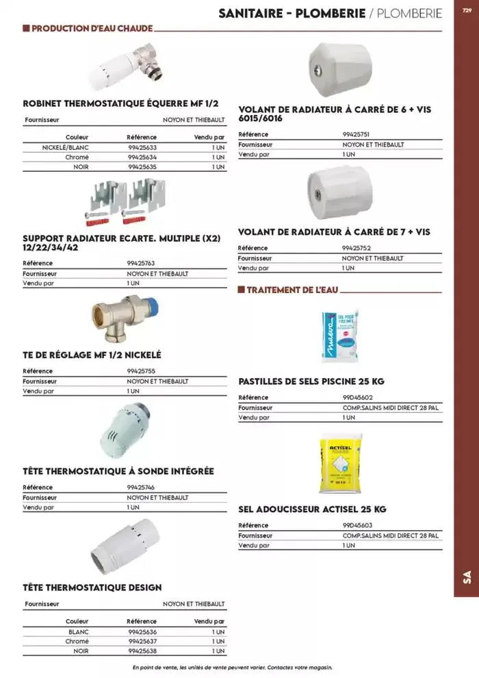 Tout faire +de 15 000 Produits du 17 décembre au 30 juin 2025 - Catalogue page 698