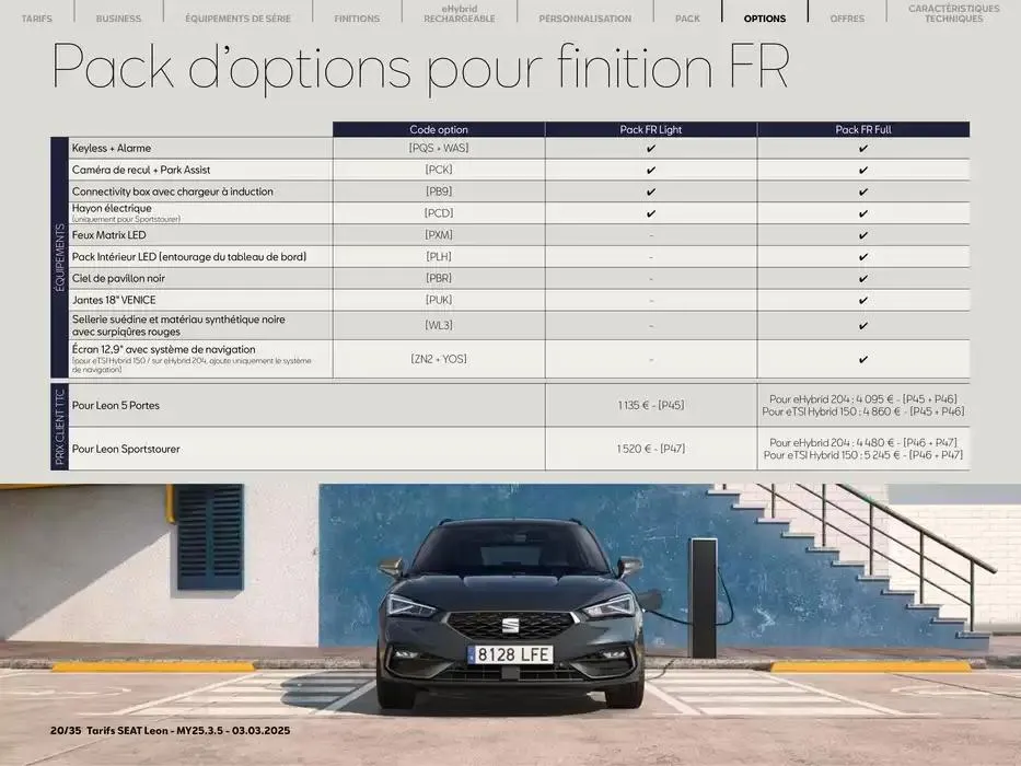 SEAT Leon 5 portes du 5 mars au 5 mars 2026 - Catalogue page 20