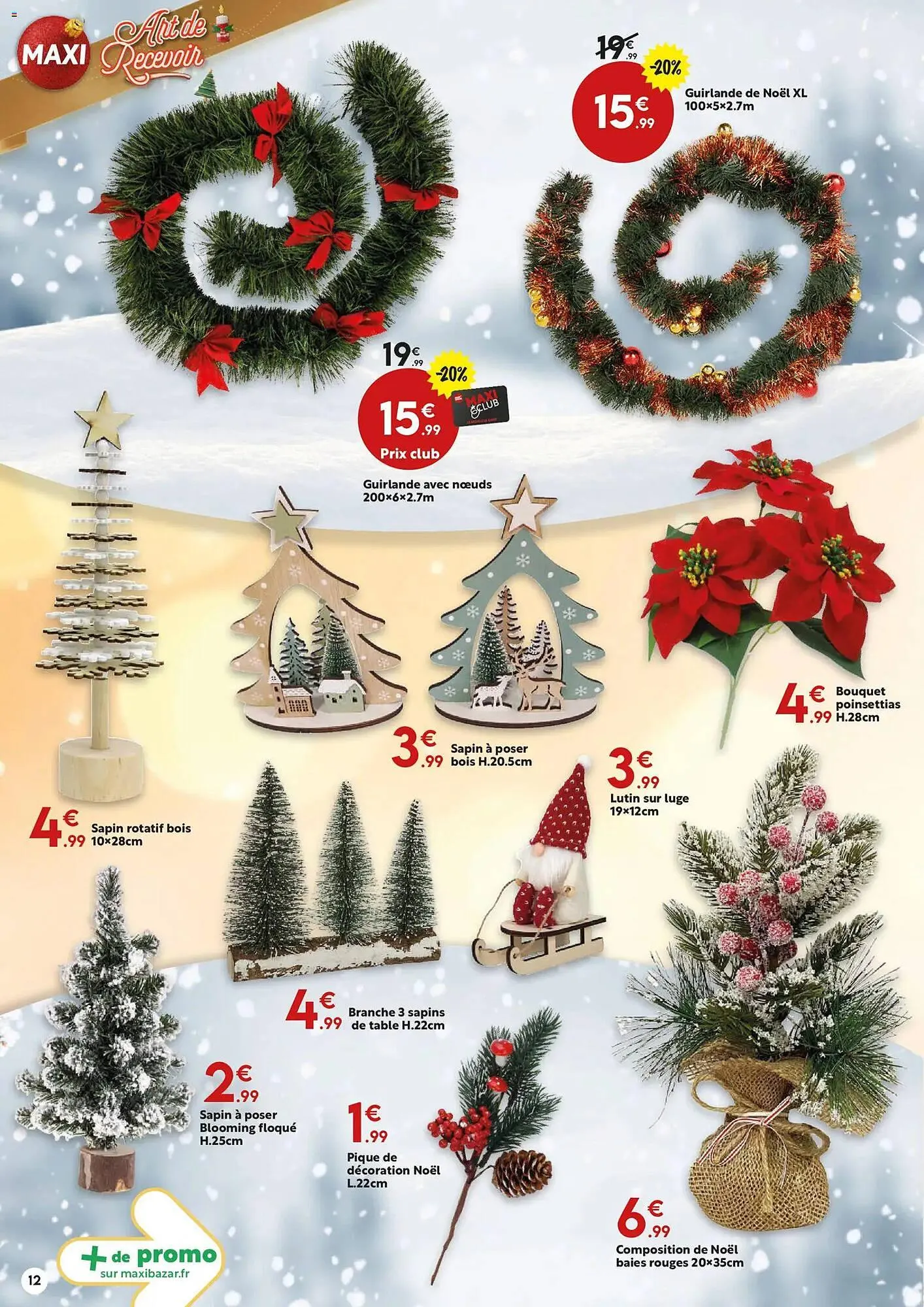 Catalogue Maxi Bazar du 3 décembre au 31 décembre 2025 - Catalogue page 12