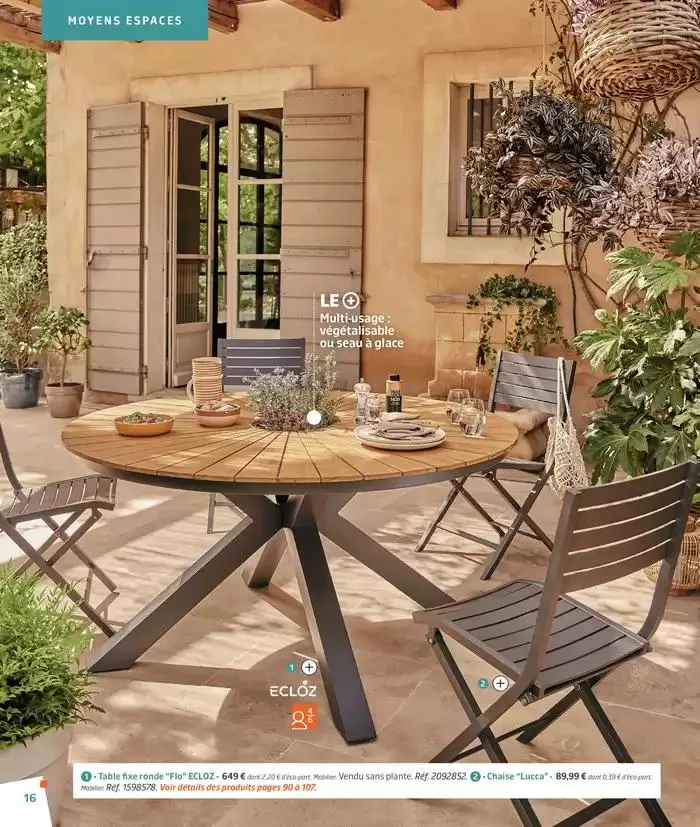 BARBEUC, SIESTE, PÉTANQUE PLACE À LA DÉTENTE du 27 février au 23 juin 2025 - Catalogue page 16