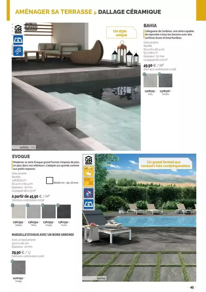 Aménagements Extérieurs 2025 du 30 avril au 31 décembre 2025 - Catalogue page 45