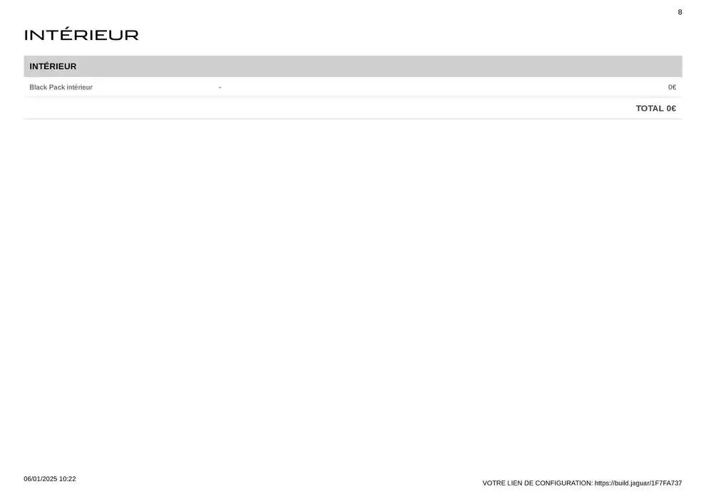 JAGUAR F-TYPE du 6 janvier au 31 décembre 2025 - Catalogue page 8