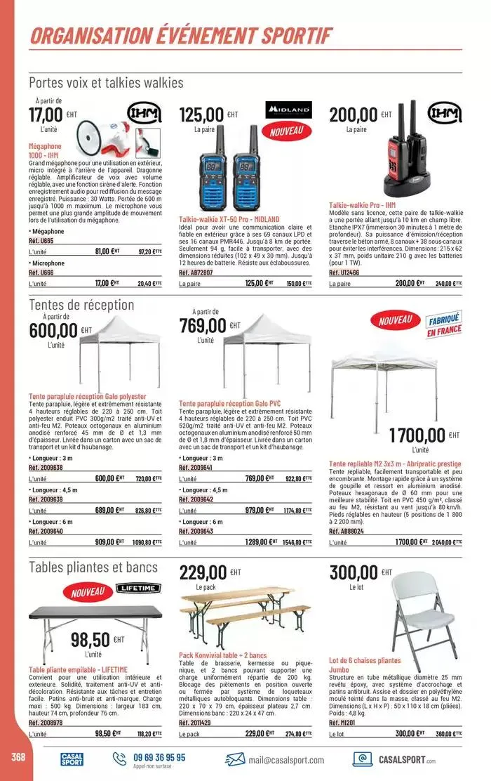 ÉQUIPEMENT SPORTIF du 6 mars au 31 décembre 2025 - Catalogue page 340