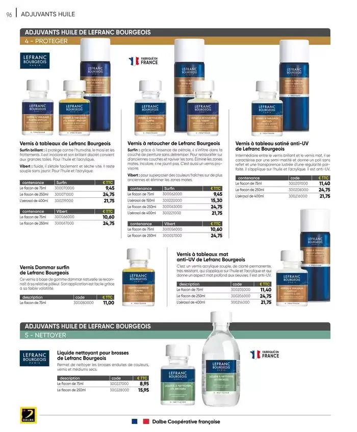 CATALOGUE DALBE 2025 du 27 janvier au 31 décembre 2025 - Catalogue page 98