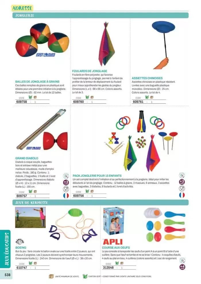 Nos Catalogues Thématiques du 1 janvier au 31 décembre 2025 - Catalogue page 540