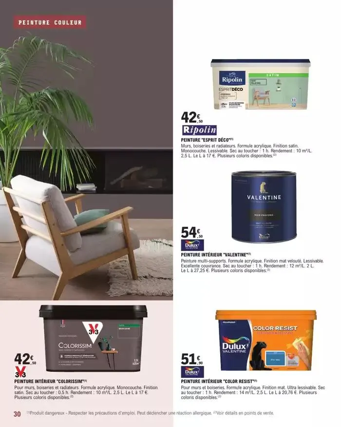 Guide Decoration Interieure du 2 mai au 31 décembre 2025 - Catalogue page 30