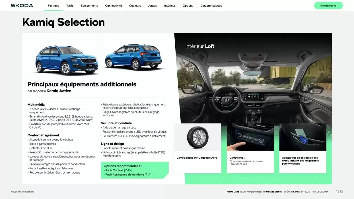 Nouveau Kamiq Selection 1.0 TSI 95ch BVM du 17 octobre au 17 octobre 2025 - Catalogue page 4