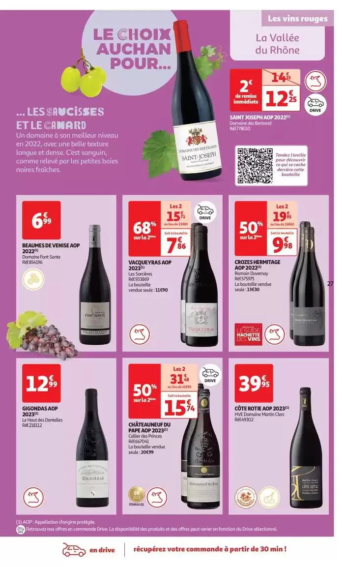 Foire aux vins : une sélection à prix modérés du 1 avril au 13 avril 2025 - Catalogue page 27