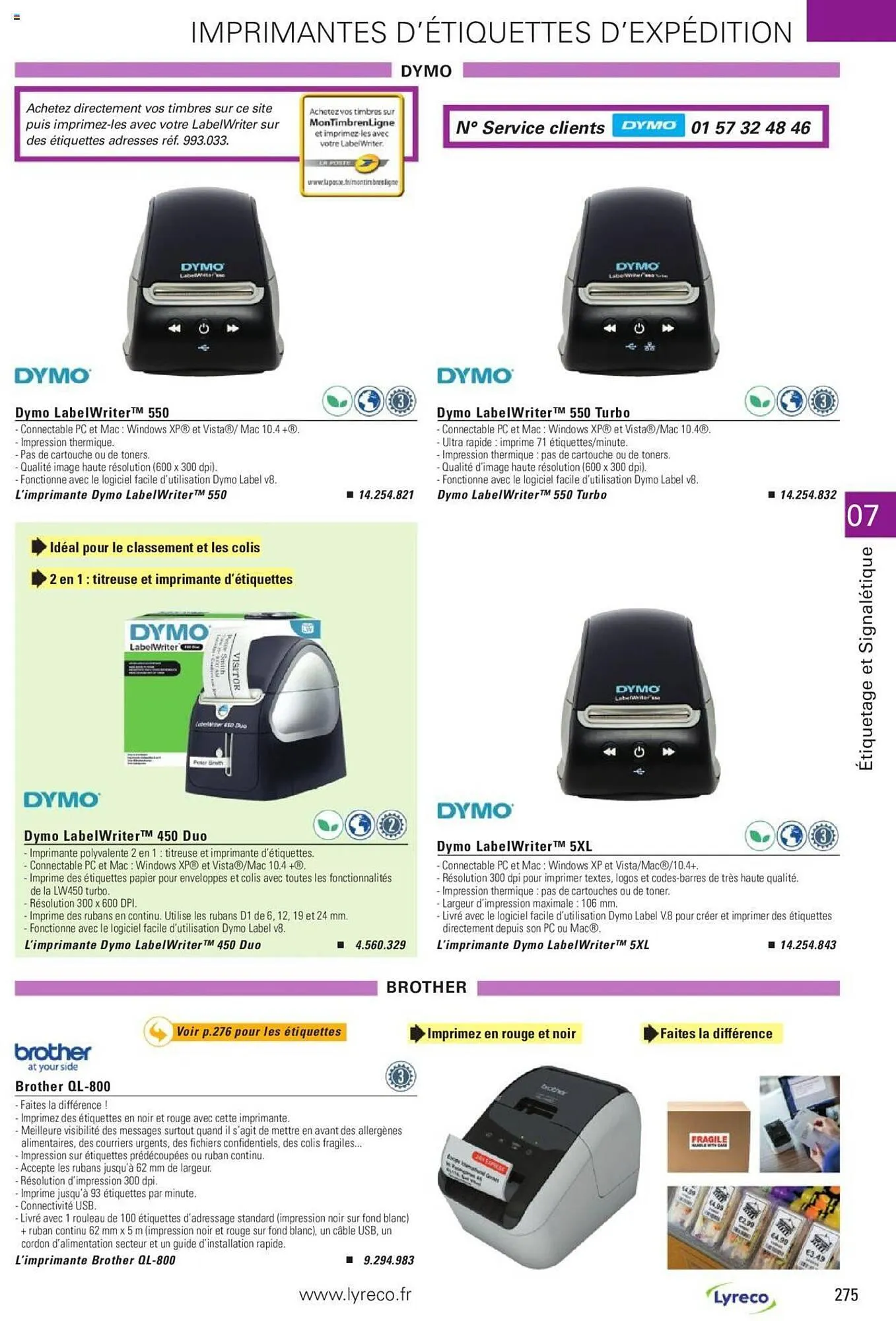 Catalogue Lyreco du 15 mai au 31 décembre 2023 - Catalogue page 275
