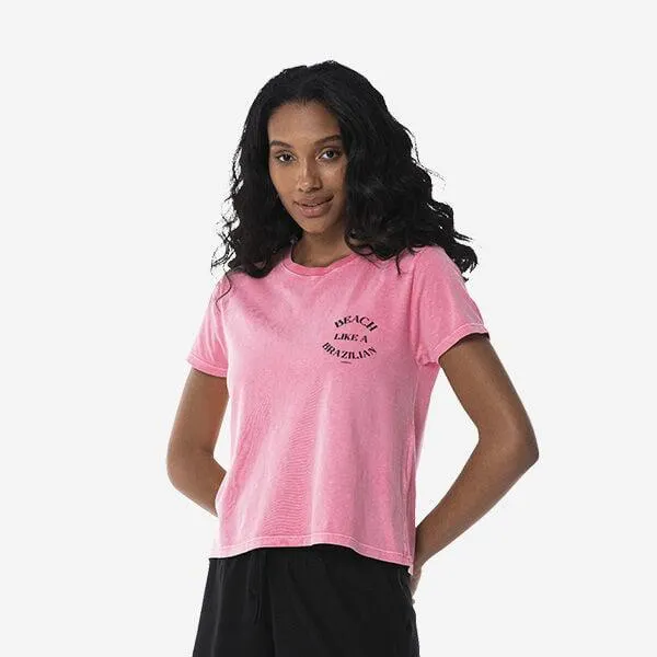 T-Shirt W Beach Like A Brazilian