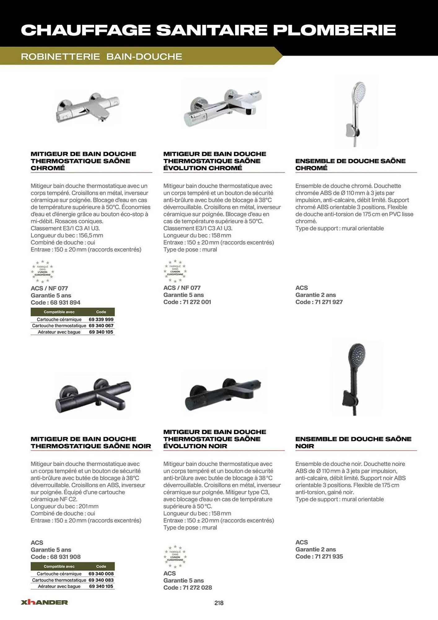 Catalogue Prolians du 2 septembre au 31 décembre 2025 - Catalogue page 218