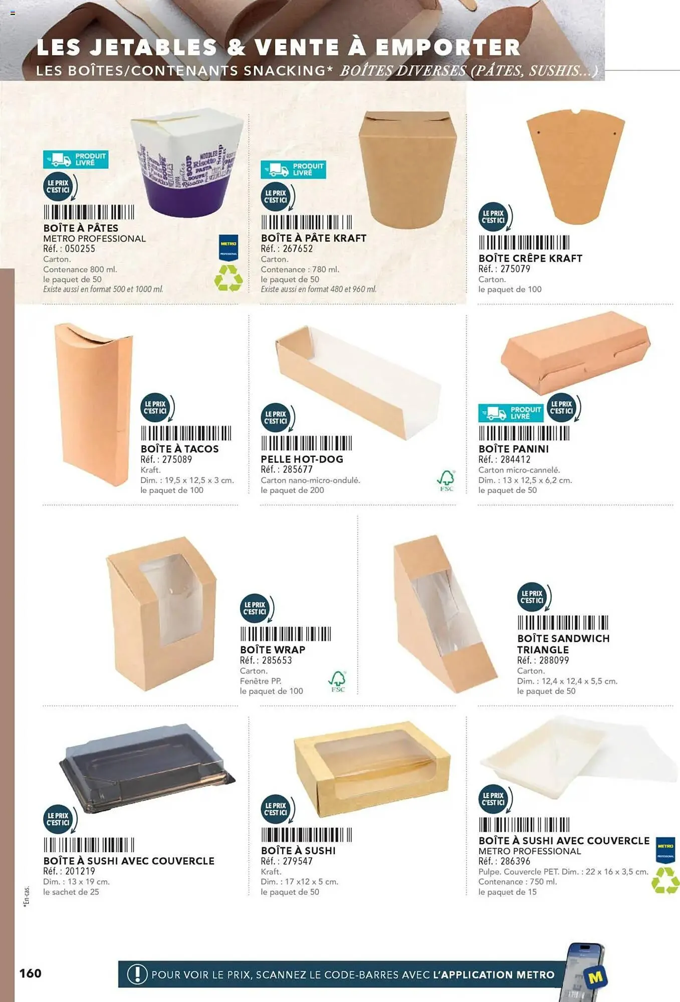Catalogue METRO du 24 avril au 31 décembre 2025 - Catalogue page 160