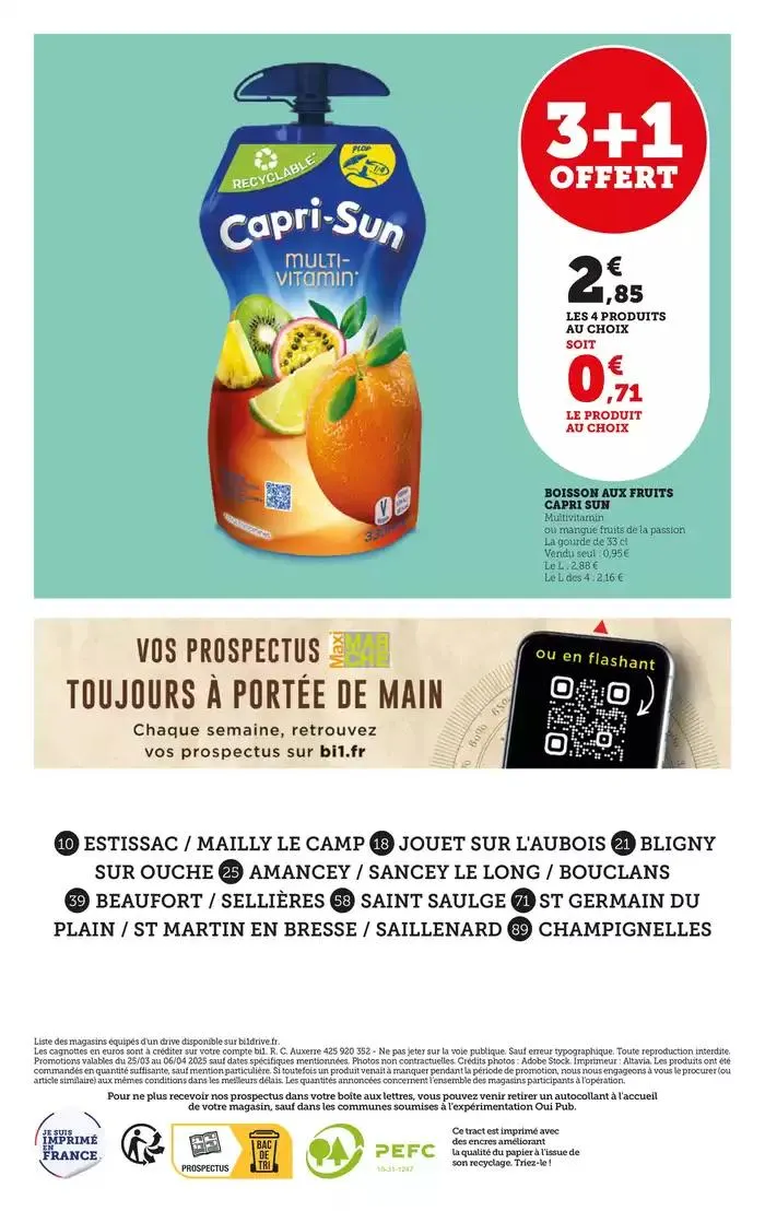 Maxi MARCHÉ du 25 mars au 6 avril 2025 - Catalogue page 12