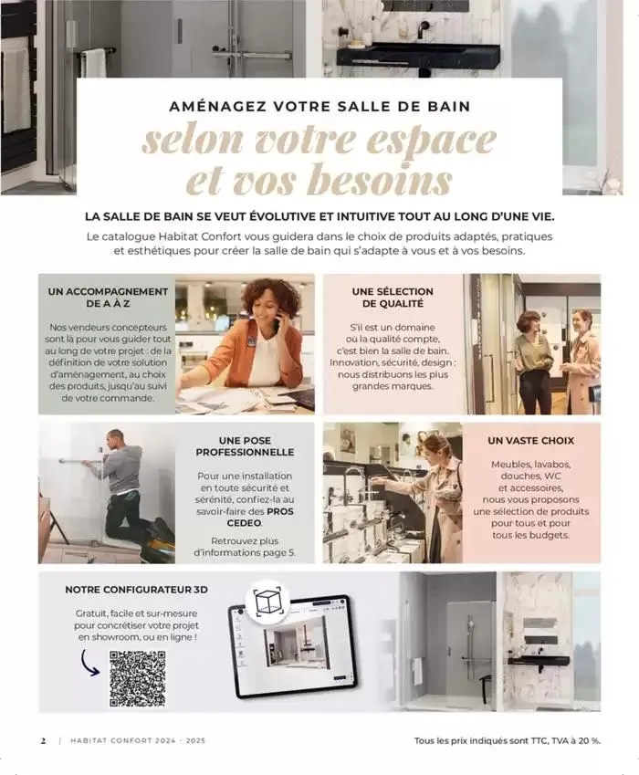 Cedeo Habitat confort du 1 octobre au 31 mai 2025 - Catalogue page 20