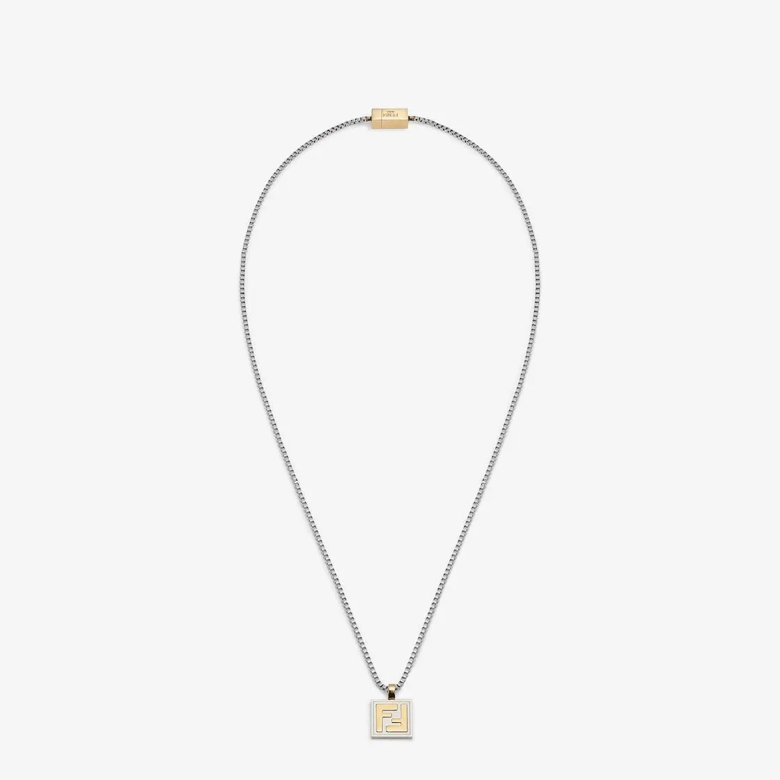 Collier couleur palladium et doré