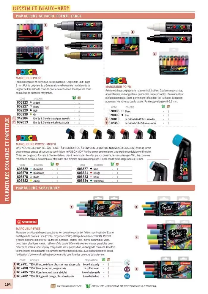 Nos Catalogues Thématiques du 1 janvier au 31 décembre 2025 - Catalogue page 196