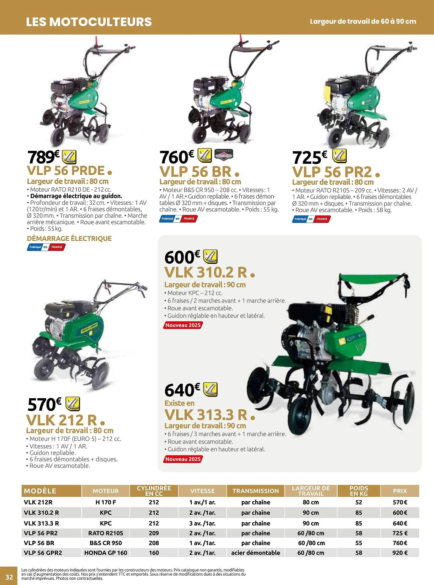 Catalogue Verts Loisirs du 5 mars au 29 décembre 2025 - Catalogue page 32