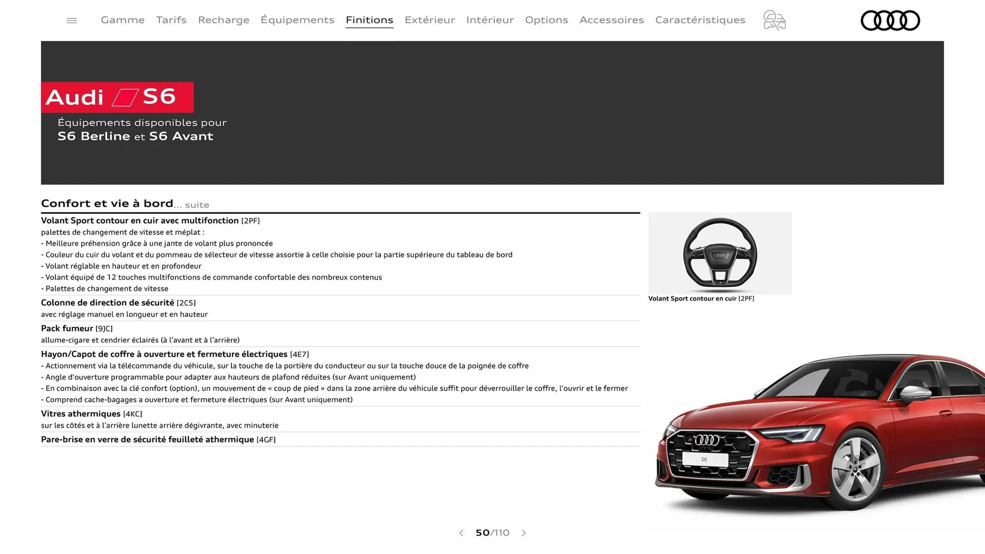 Catalogue Audi du 7 janvier au 31 janvier 2026 - Catalogue page 50