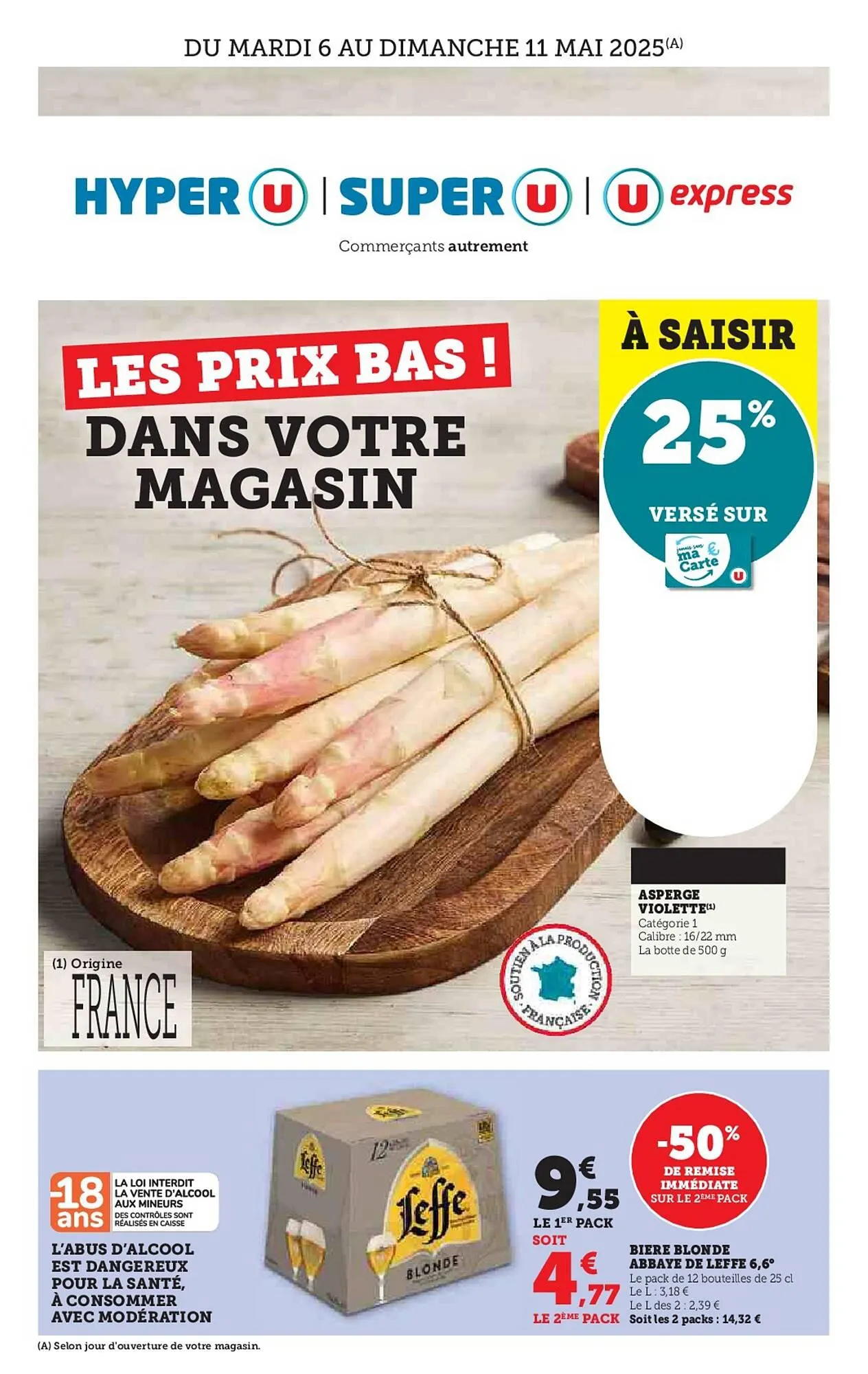 Catalogue Super U du 6 mai au 11 mai 2025 - Catalogue page 1