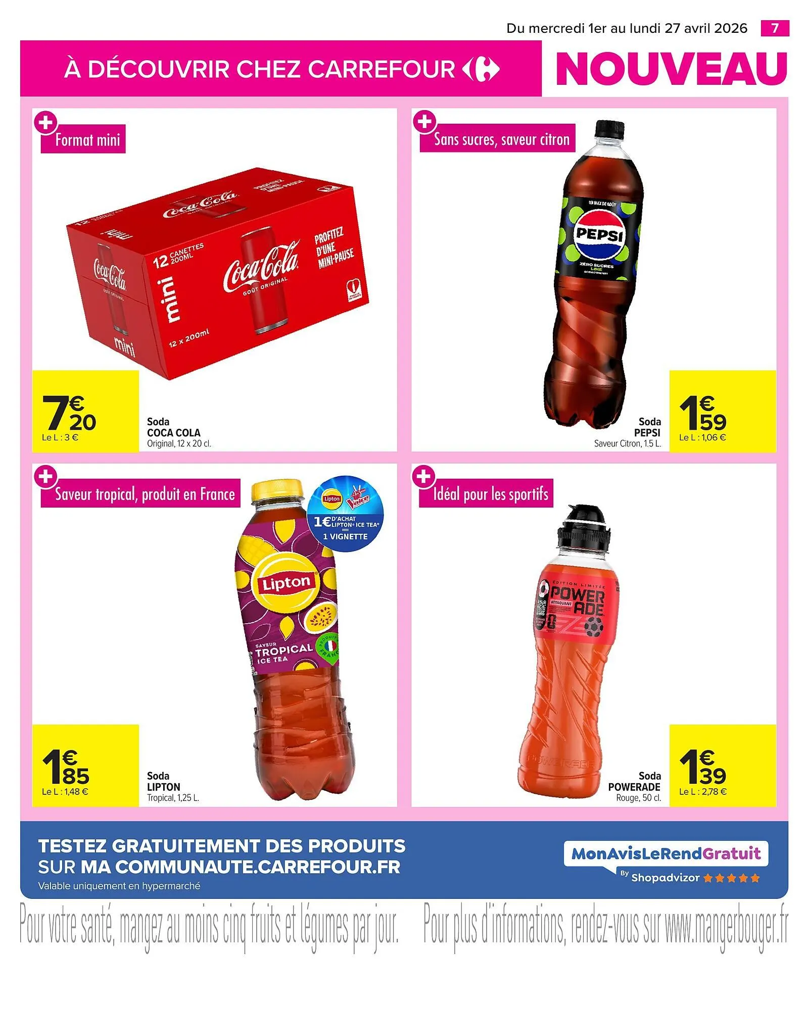 Catalogue Carrefour du 1 avril au 27 avril 2026 - Catalogue page 7