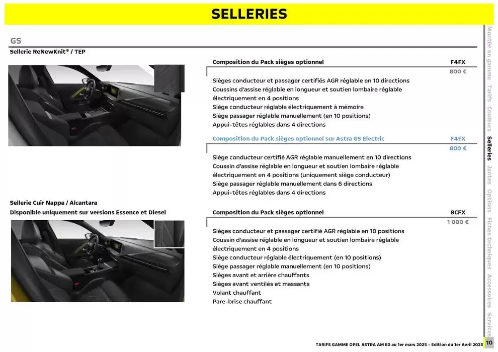 Opel Astra et Astra Sports Tourer du 3 avril au 3 avril 2026 - Catalogue page 11