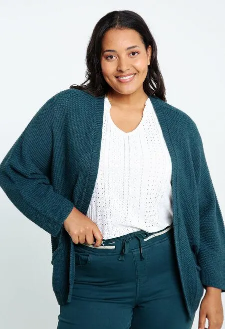 Gilet ample chauve-souris uni