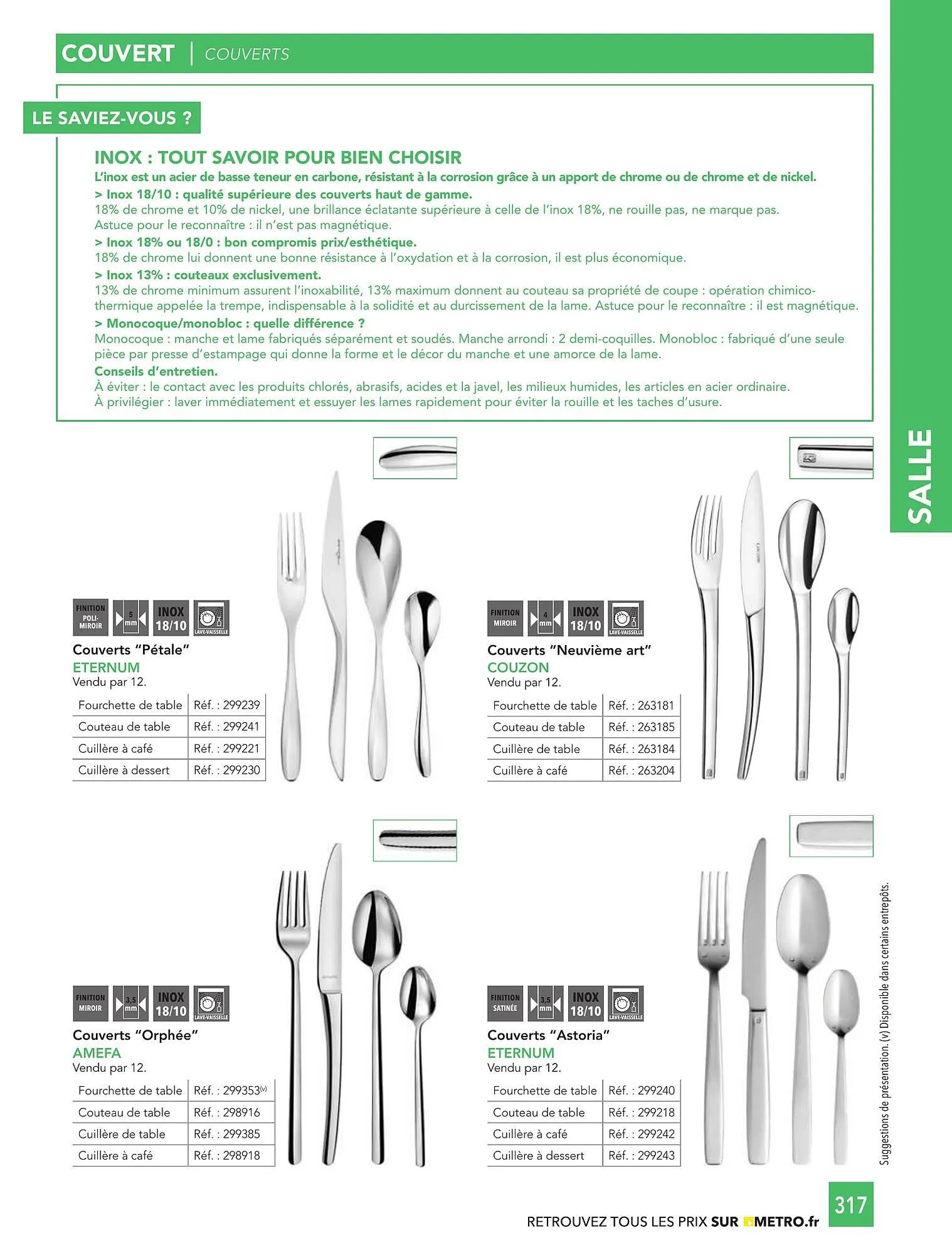 Catalogue METRO du 1 janvier au 31 décembre 2026 - Catalogue page 317