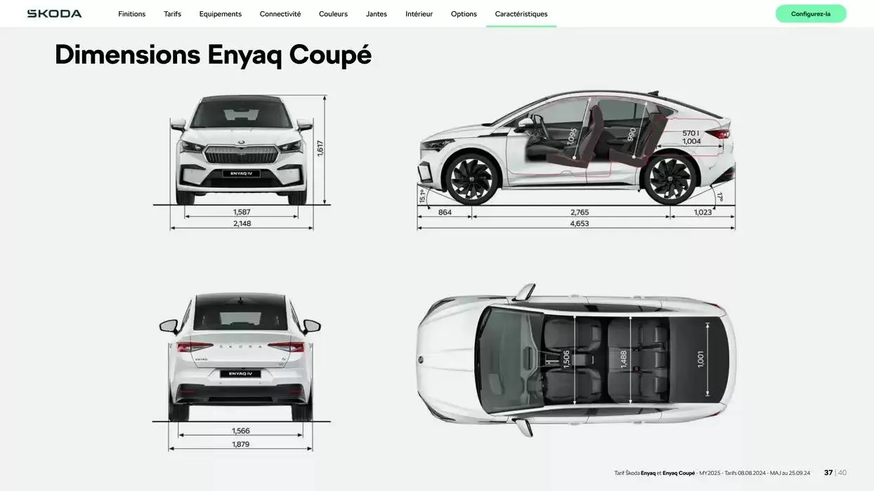 Enyaq SUV Version 85 du 6 novembre au 6 novembre 2025 - Catalogue page 37