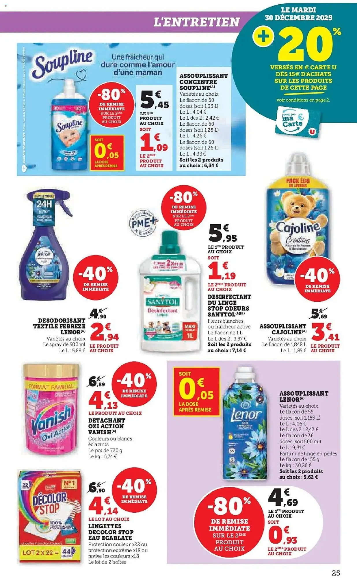 Catalogue Super U du 27 décembre au 11 janvier 2026 - Catalogue page 25