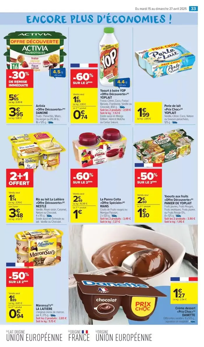 JOYEUSES PÂQUES du 15 avril au 27 avril 2025 - Catalogue page 35