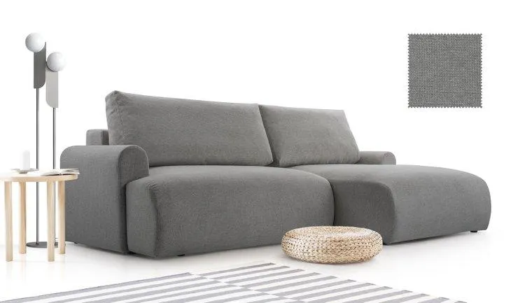 MIKO CANAPE ANGLE DROIT CONVERTIBLE ARAGON 93