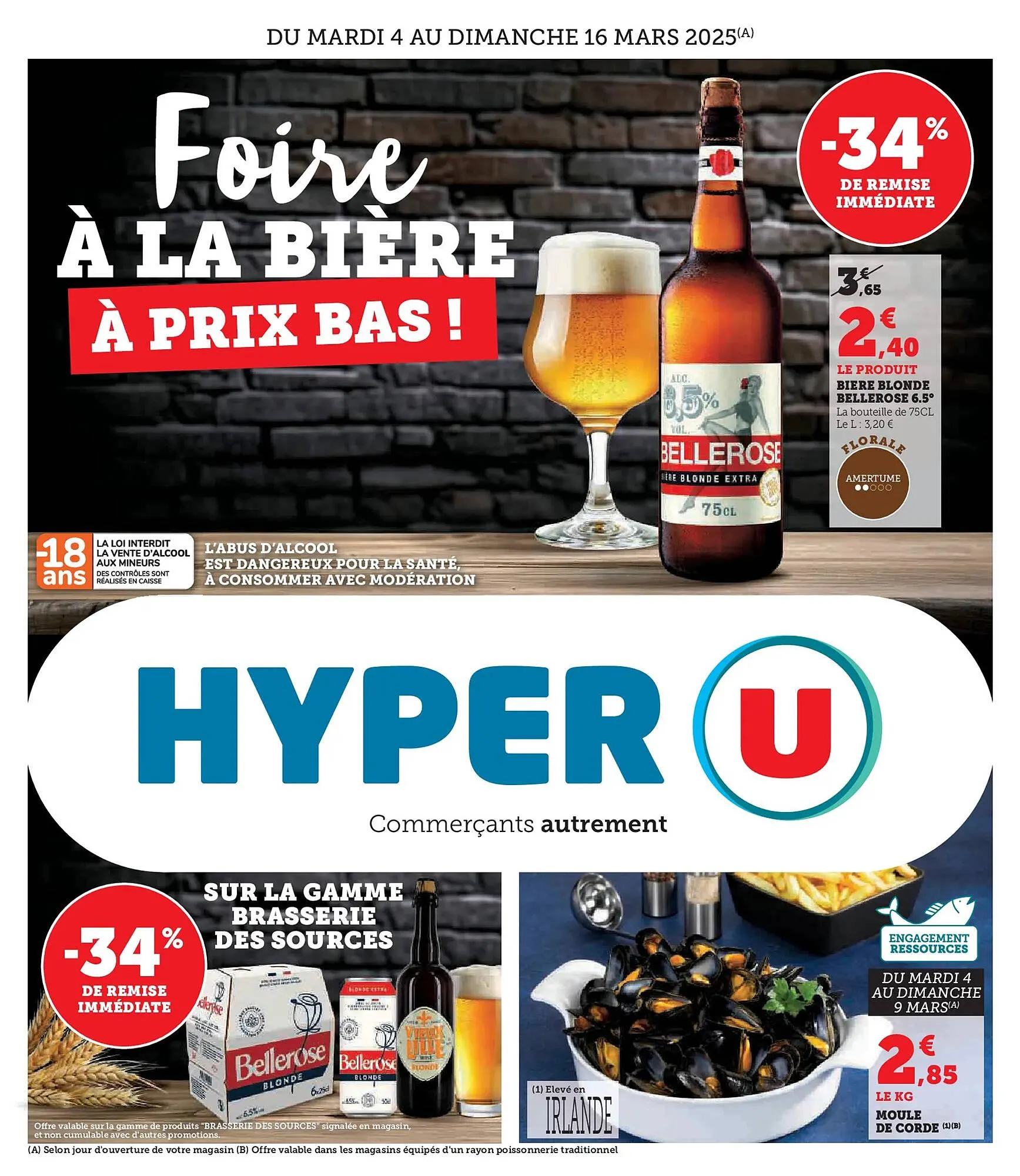 Catalogue Hyper U du 4 mars au 16 mars 2025 - Catalogue page 1