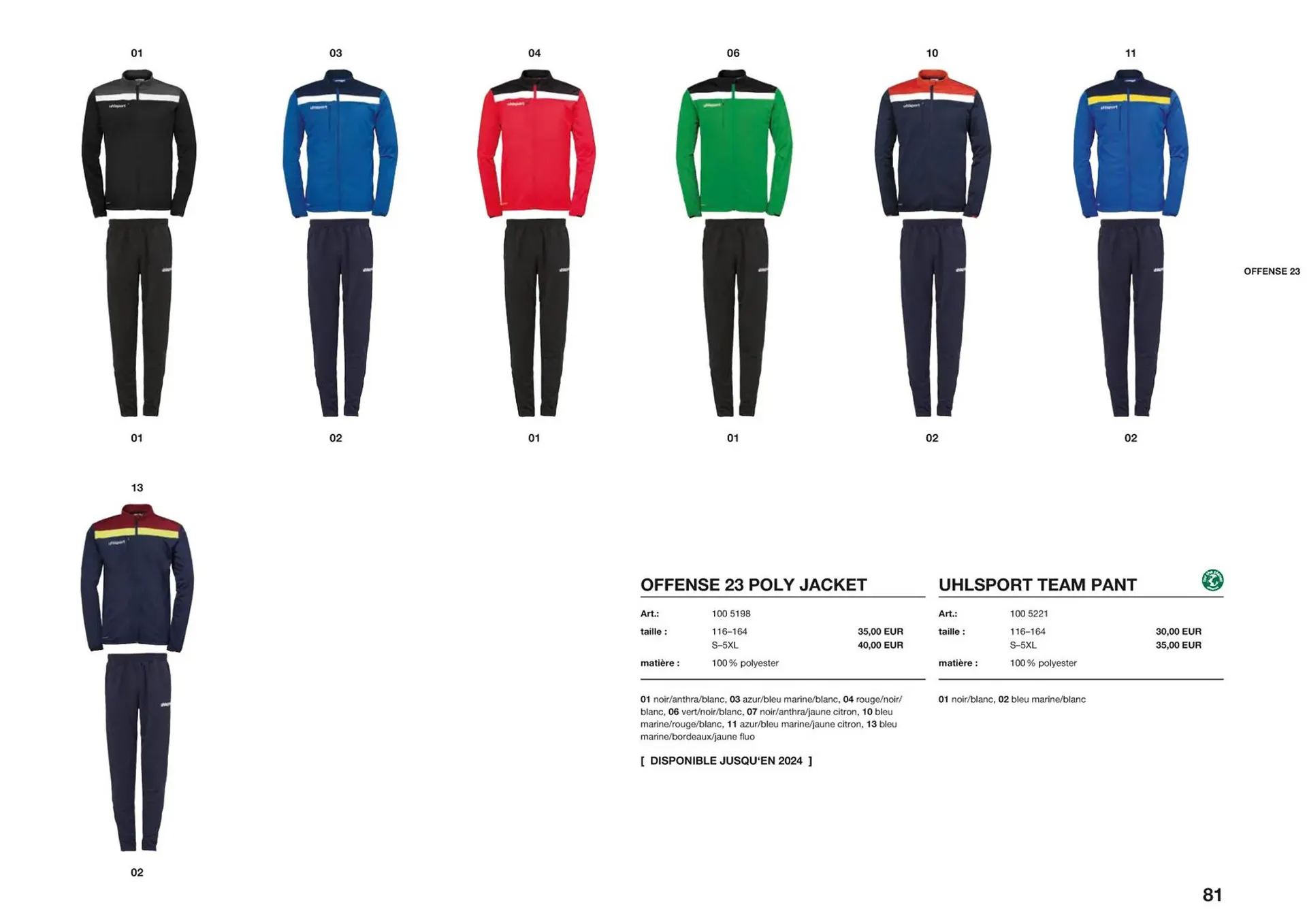 Catalogue Uhlsport du 1 mars au 31 décembre 2023 - Catalogue page 81