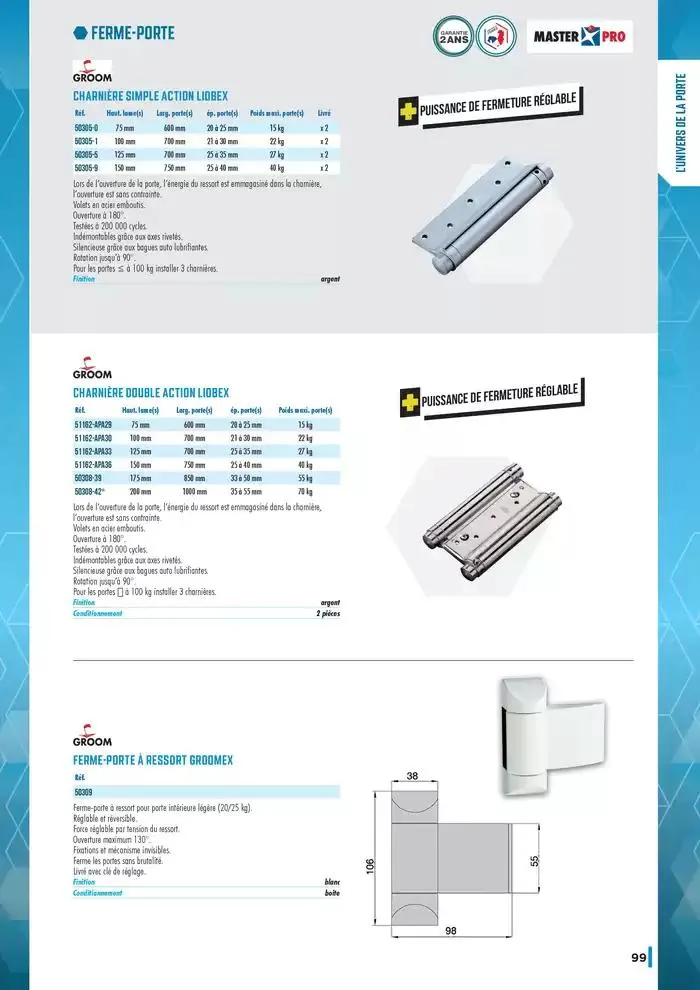 Guide Quincaillerie Serrurerie 2025 - 2026 du 1 avril au 1 avril 2026 - Catalogue page 101