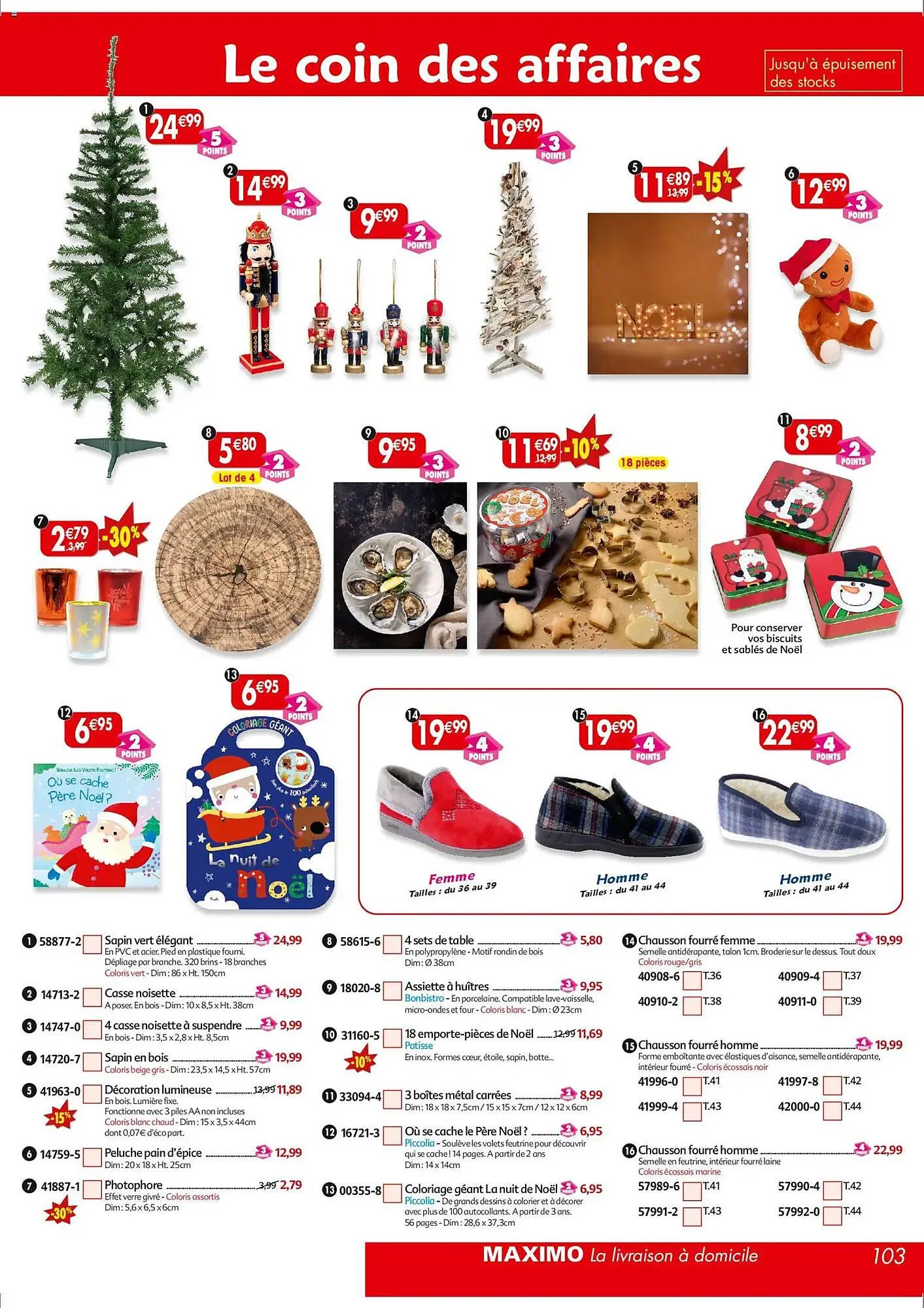 Catalogue Maximo du 24 octobre au 23 novembre 2025 - Catalogue page 103