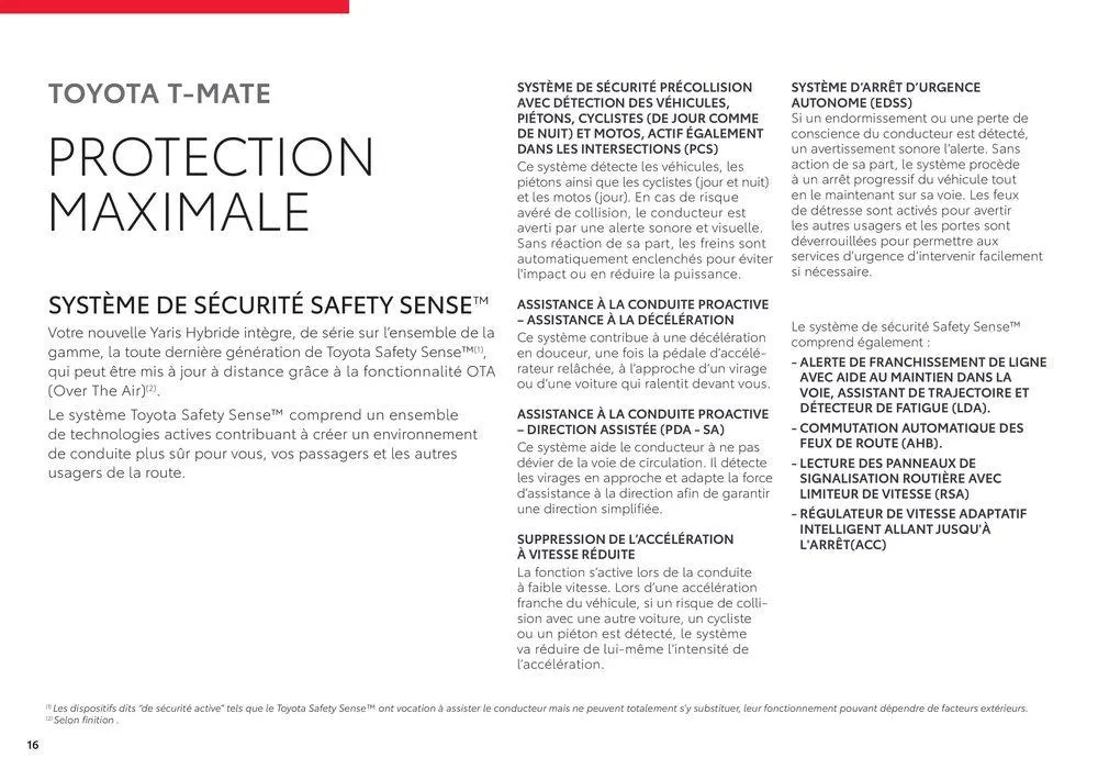 Toyota Nouvelle Yaris du 18 juin au 18 juin 2025 - Catalogue page 16