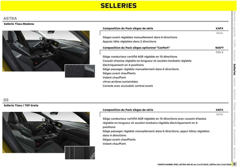 Opel Nouvelle Astra du 3 mai au 3 mai 2025 - Catalogue page 10